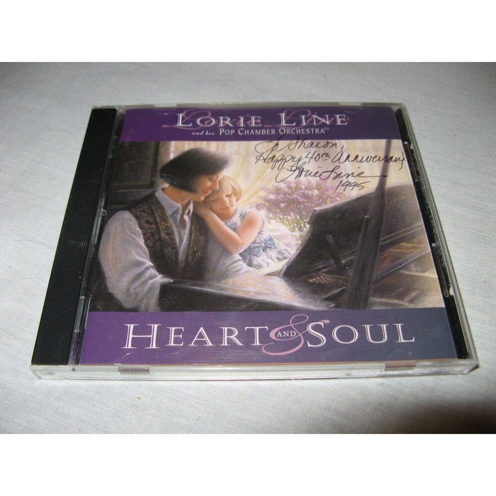 Lorie Line and Her Po Chamber Orchestra Heart and Soul CD AUTOGRAPHED SIGNED